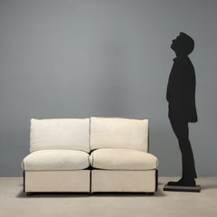 "Chair-a-bank" Sofa by Mario Bellini for Cassina, Two-Seater Version