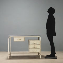 Vintage Metal Desk from the 1960s