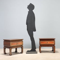 Paire de tables de chevet « Fior di Loto » de Luciano Frigerio, années 70