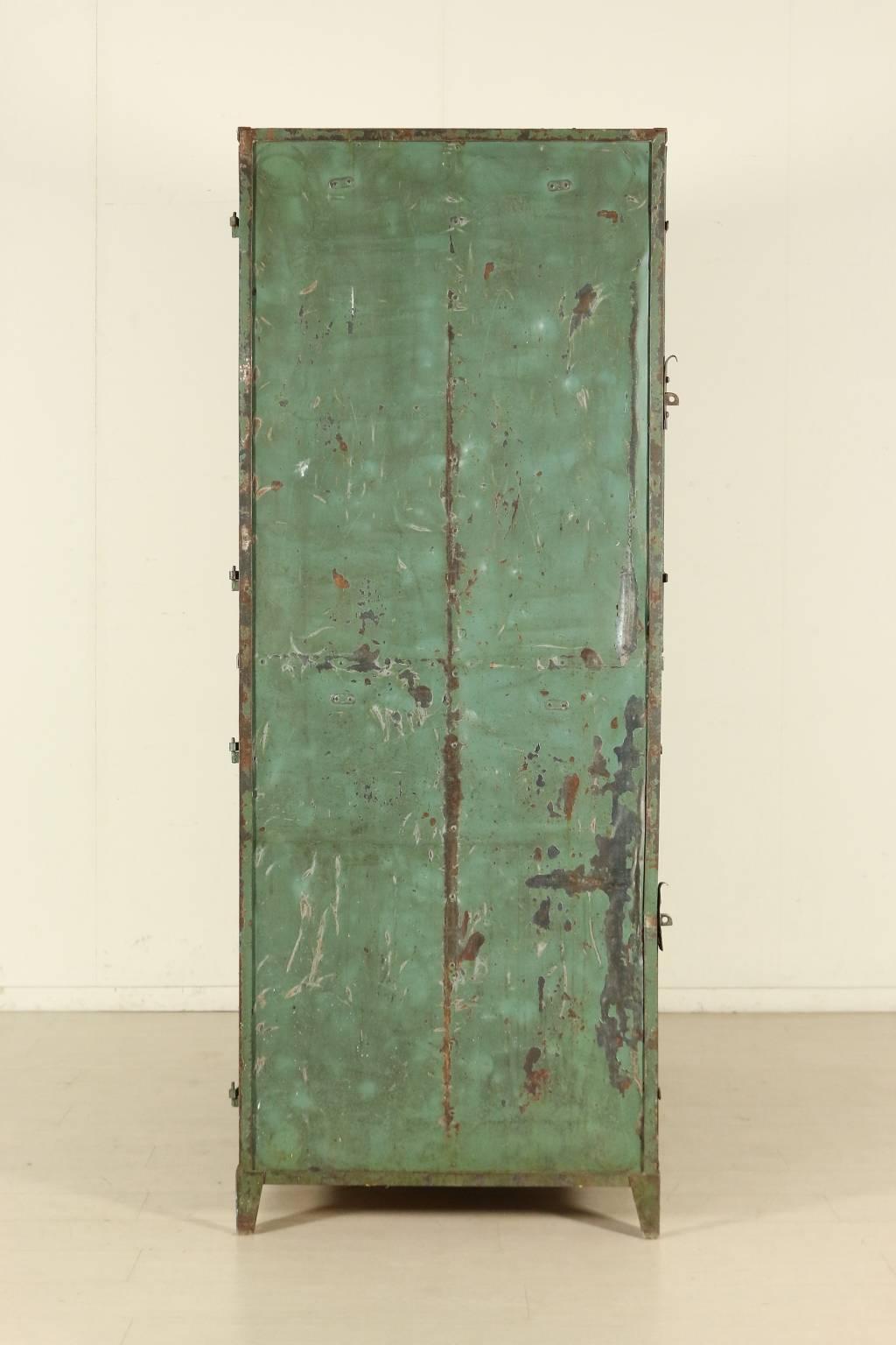 Metal Cabinet by Industrial Vintage, Milan, Italy, 1940s 2