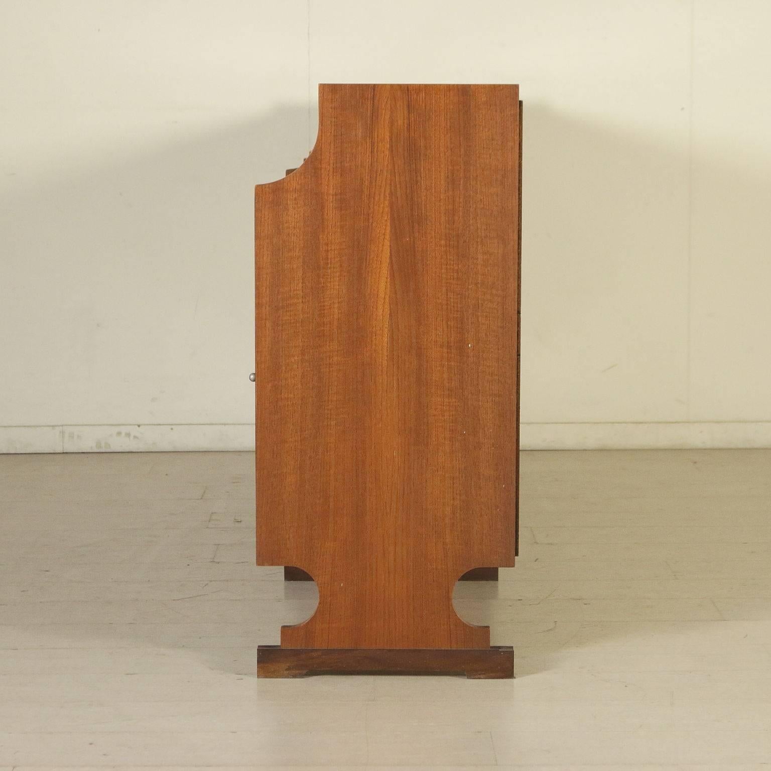 Cabinet Teak Veneered Wood Vintage Manufactured in Italy, 1960s 4