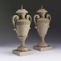 Lamps in the manner of Robert Adam