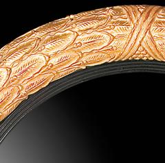 Laurel Convex Mirror in the Regency manner