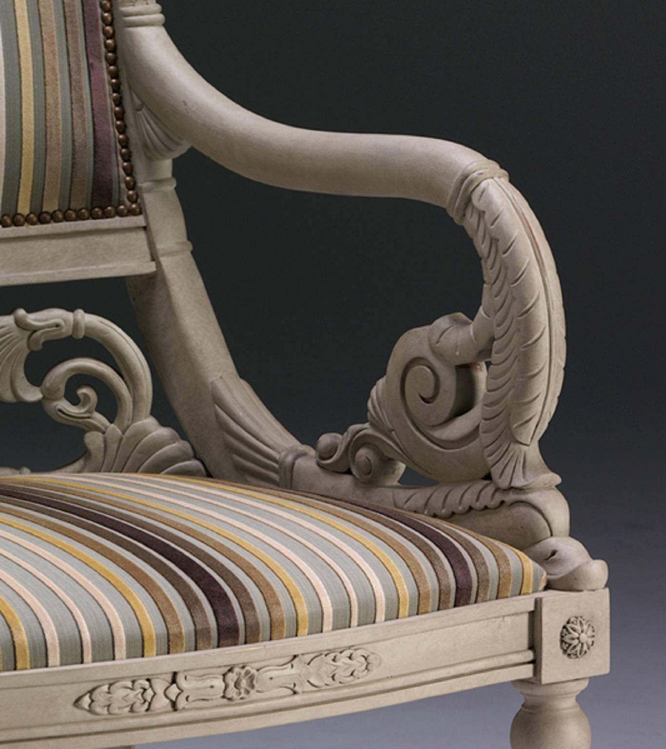 Contemporary Armchair in the Empire Manner