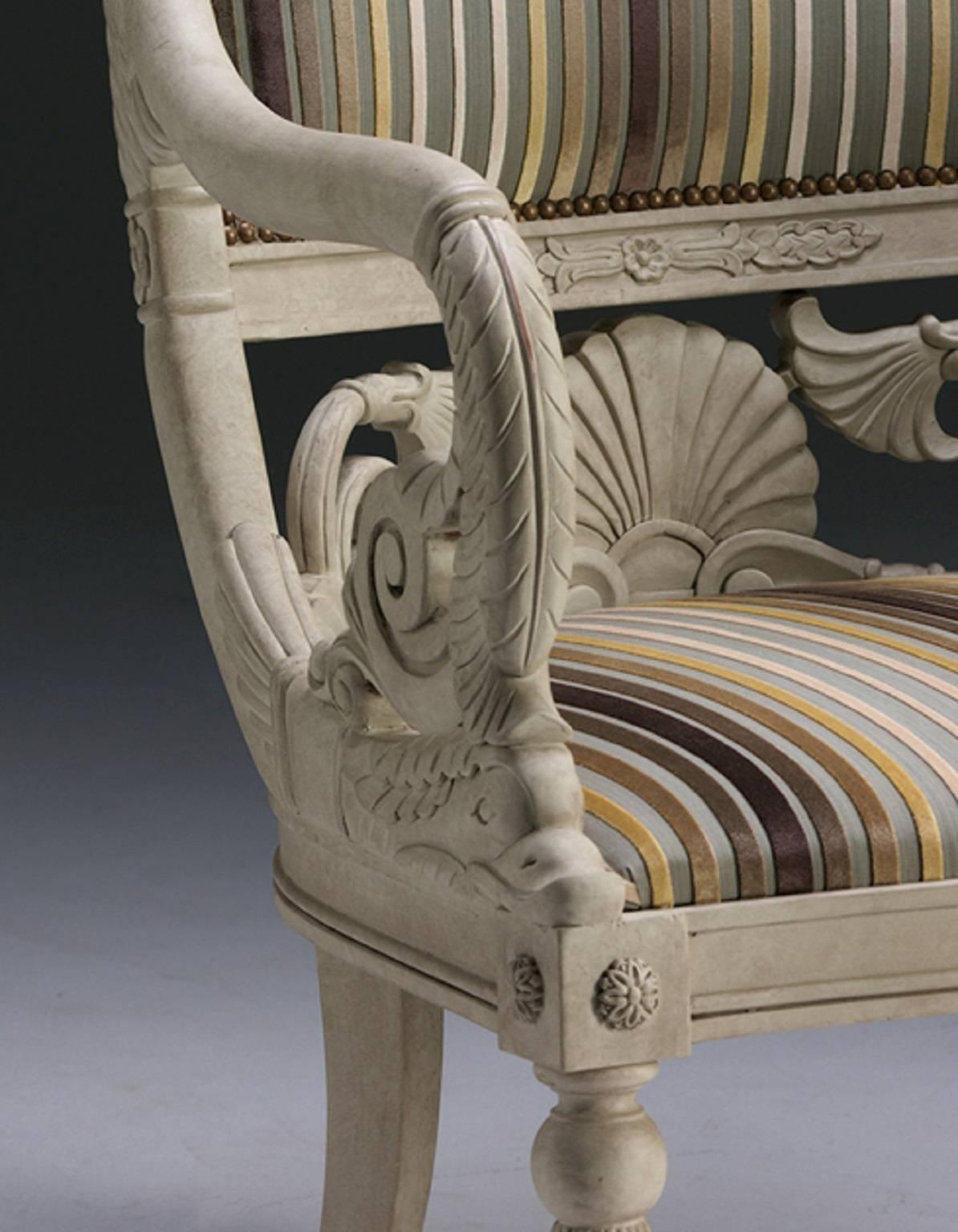 Paint Armchair in the Empire Manner