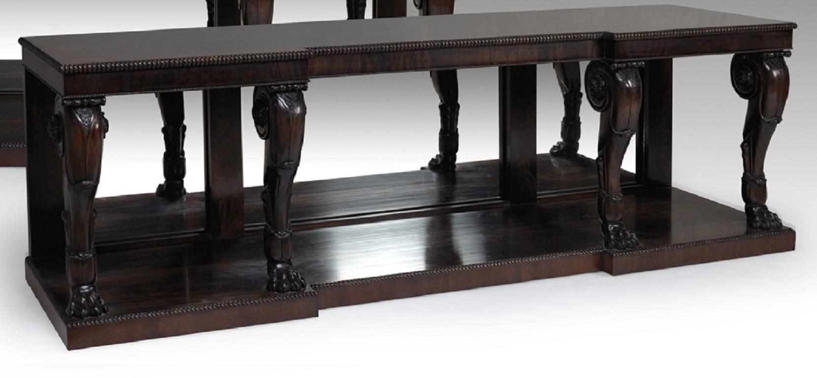 English Serving Tables in the manner of George Smith For Sale