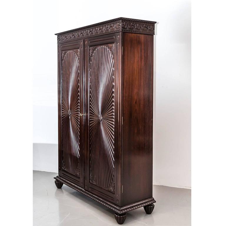 AngloIndian or British Colonial Rosewood Cupboard at 1stDibs