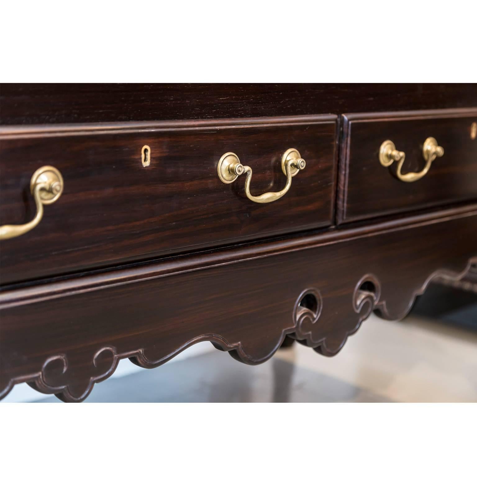 19th Century Anglo-Indian or British Colonial Rosewood Chest on Stand For Sale