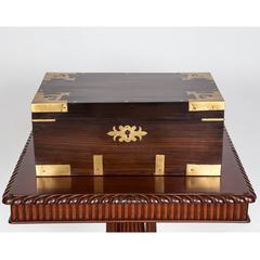 Anglo-Indian Rosewood Writing Box