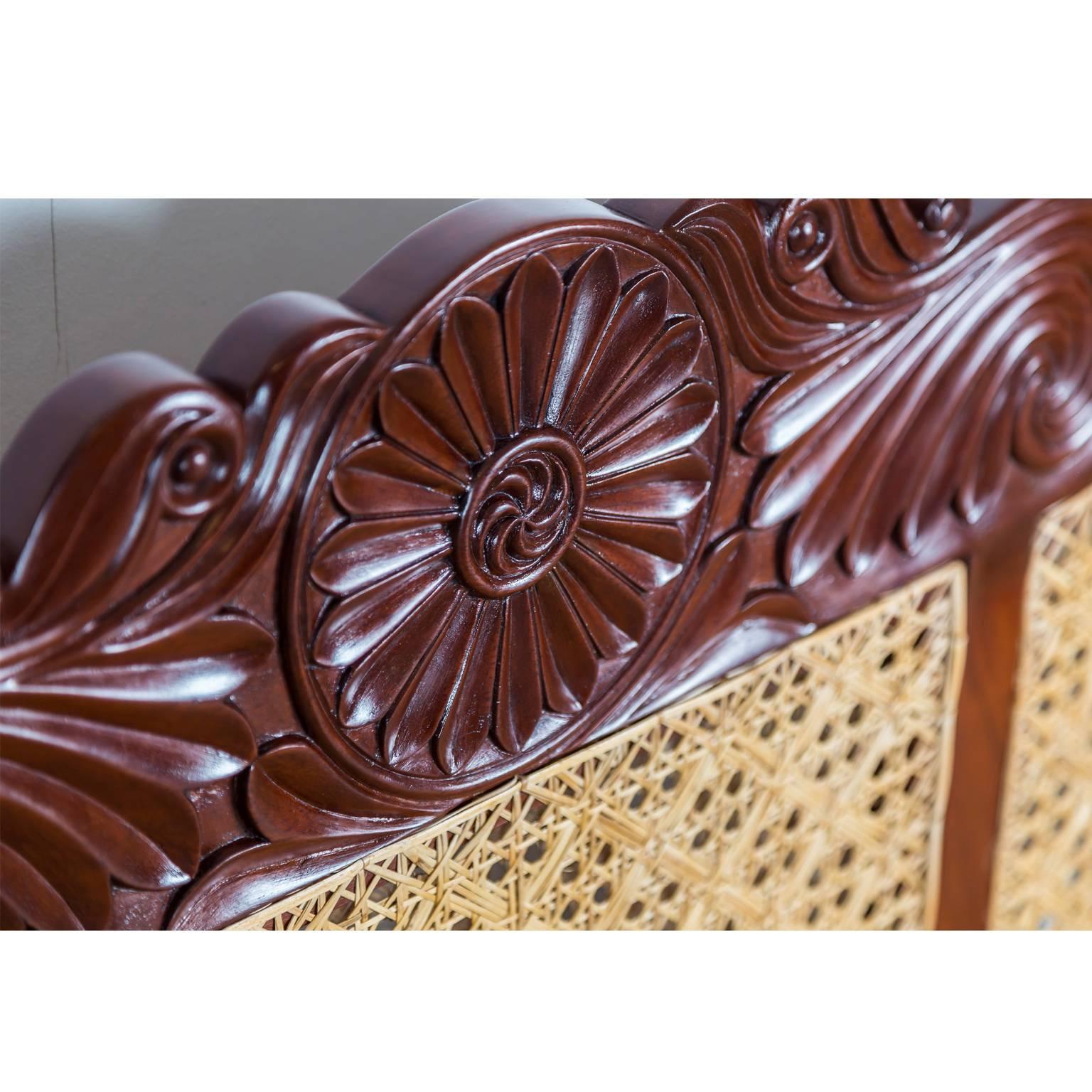 19th Century Antique Anglo-Indian Mahogany Sofa