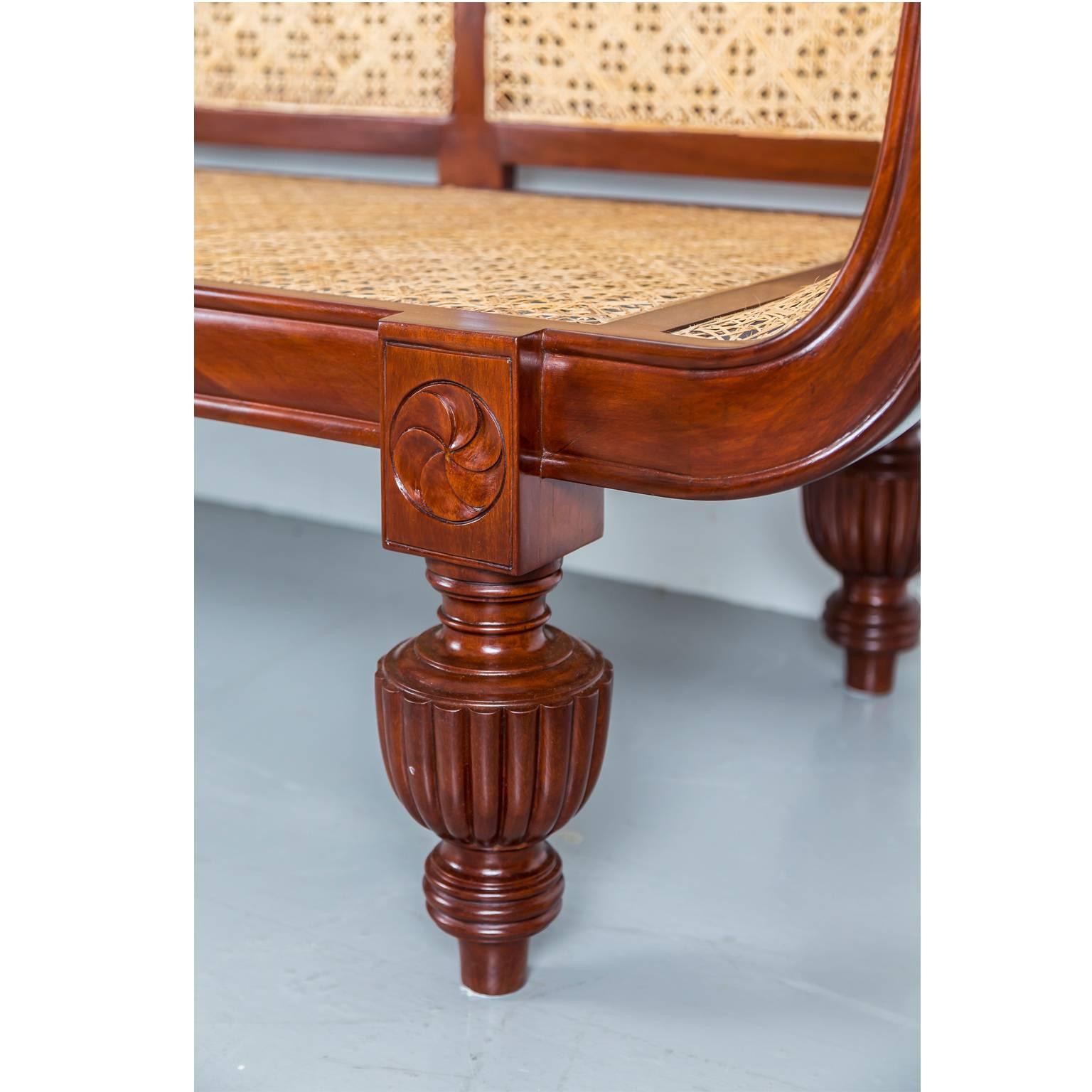 Antique Anglo-Indian Mahogany Sofa 1