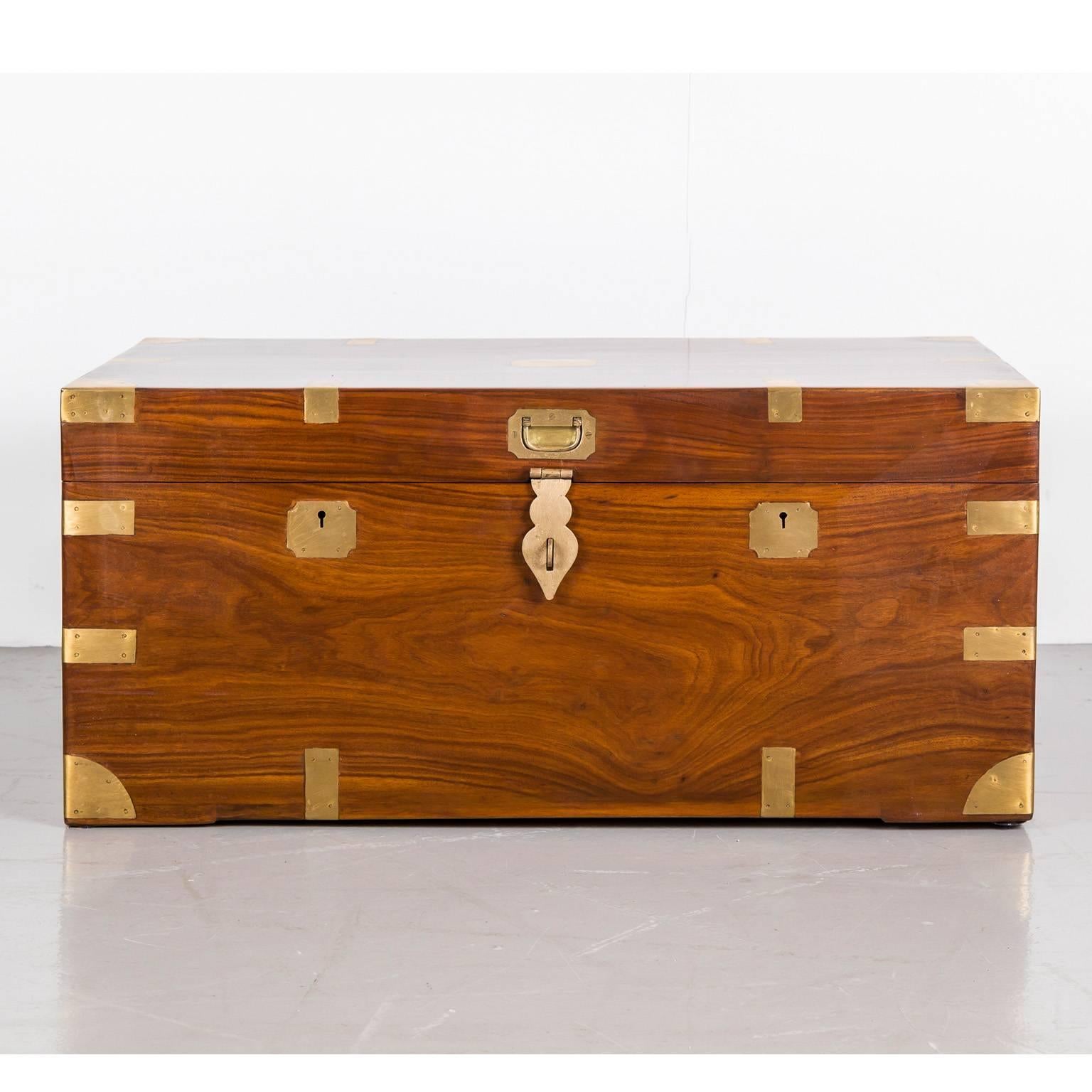 Antique Anglo-Indian or British Colonial Camphor Chest In Excellent Condition In Singapore, SG