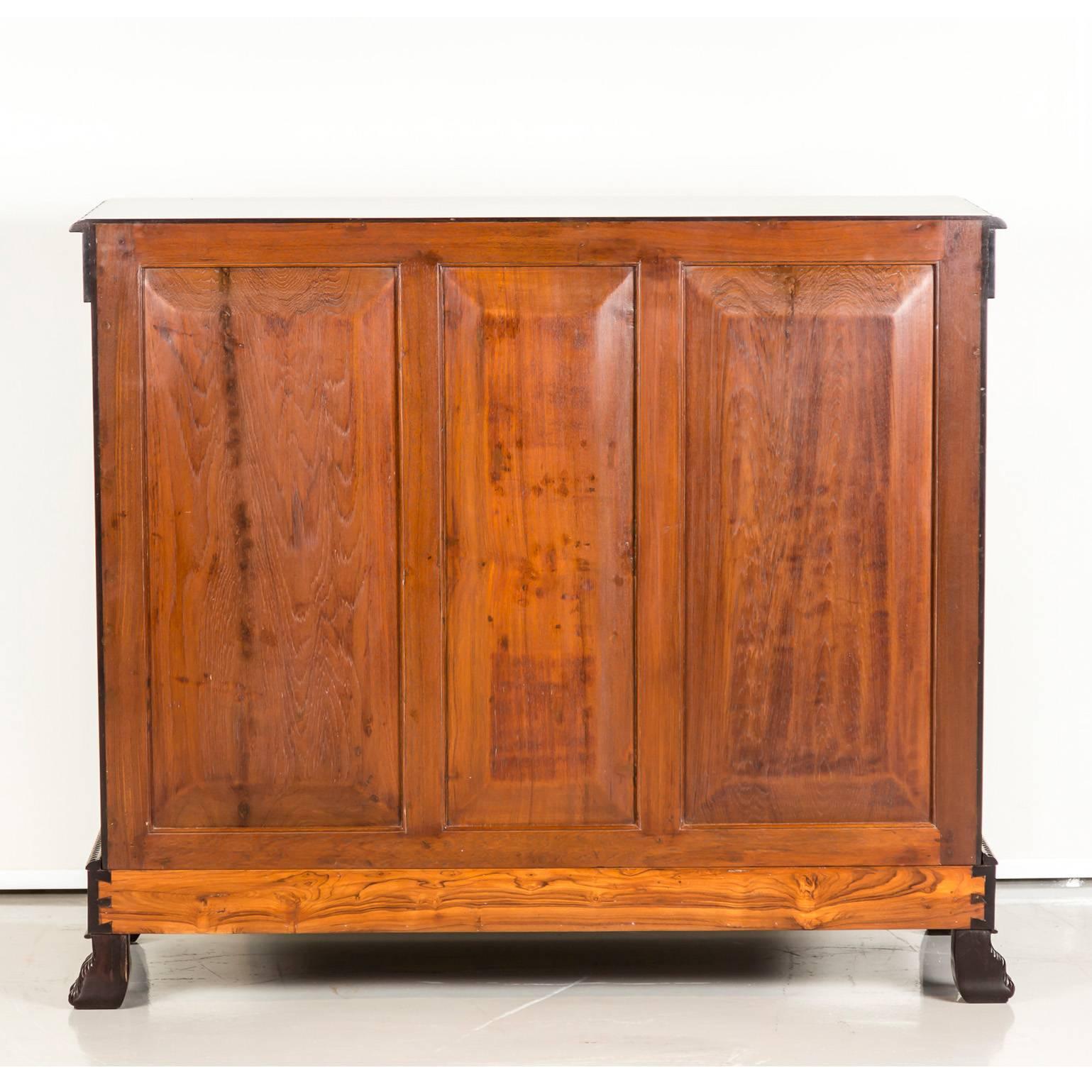 Antique Anglo-Indian or British Colonial Rosewood Cabinet For Sale 5
