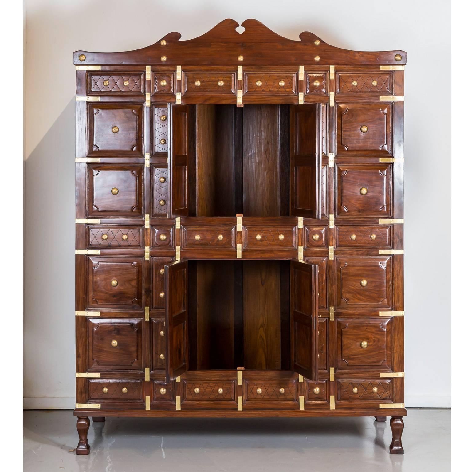 20th Century Walnut Punjabi Cupboard For Sale