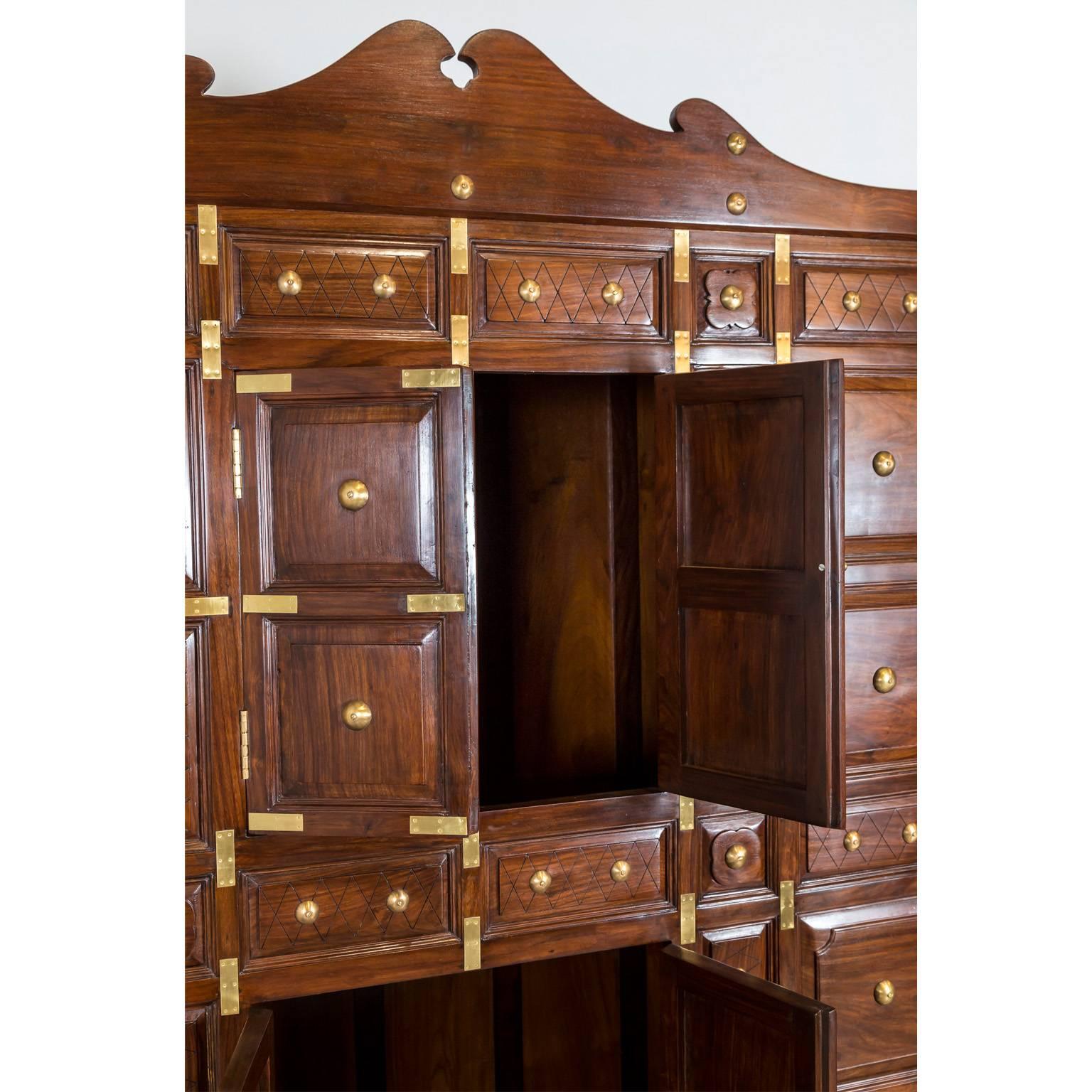 Walnut Punjabi Cupboard For Sale 1