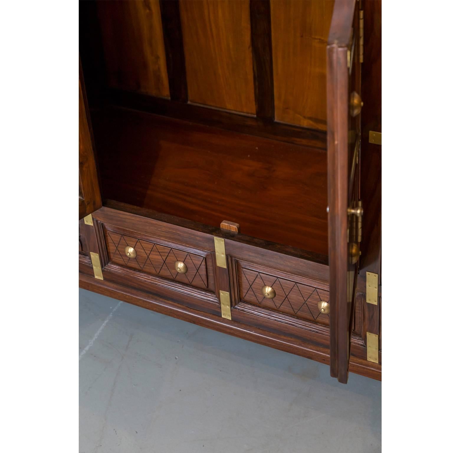 Walnut Punjabi Cupboard For Sale 2