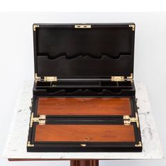 Antique Anglo-Indian or British Colonial Ebony Desk Box