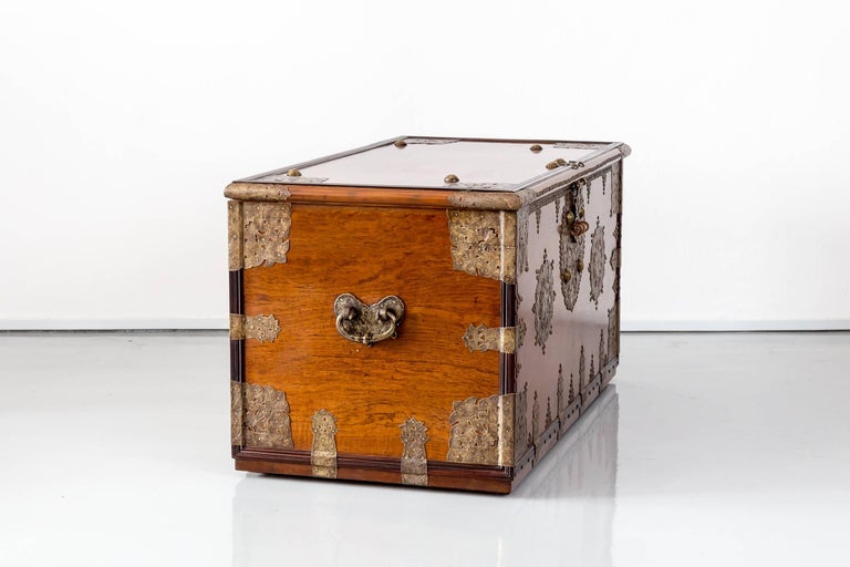 Teakwood Arab Chest or Bombay Chest For Sale at 1stdibs