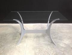 Metal and Glass Dining Set. Garden furniture. Indoor & Outdoor
