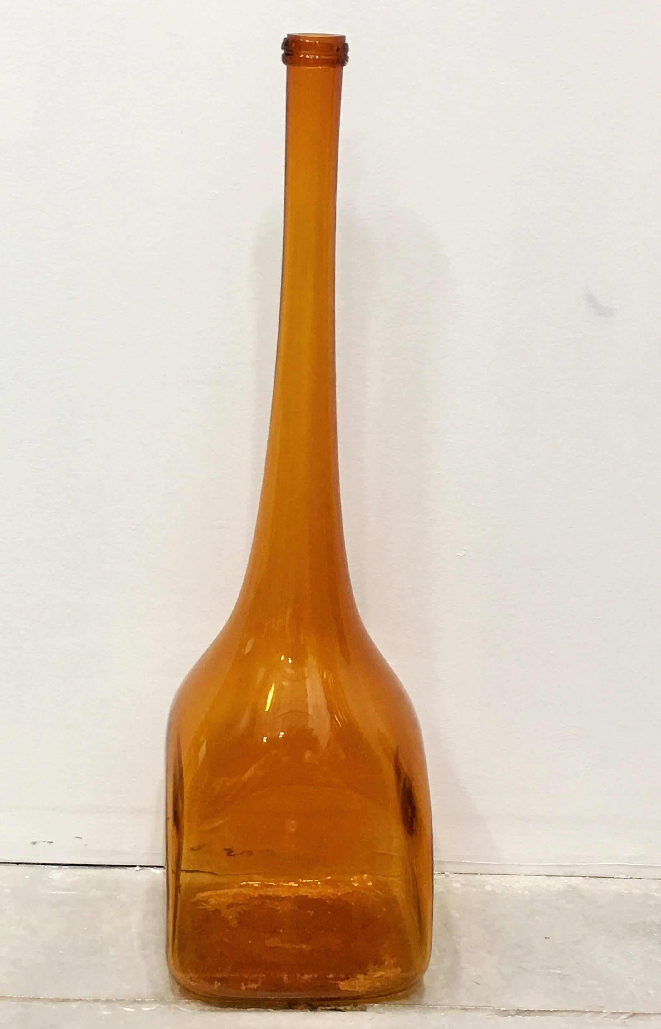 Aiguière Art Déco, vase brun doré de Haeger.