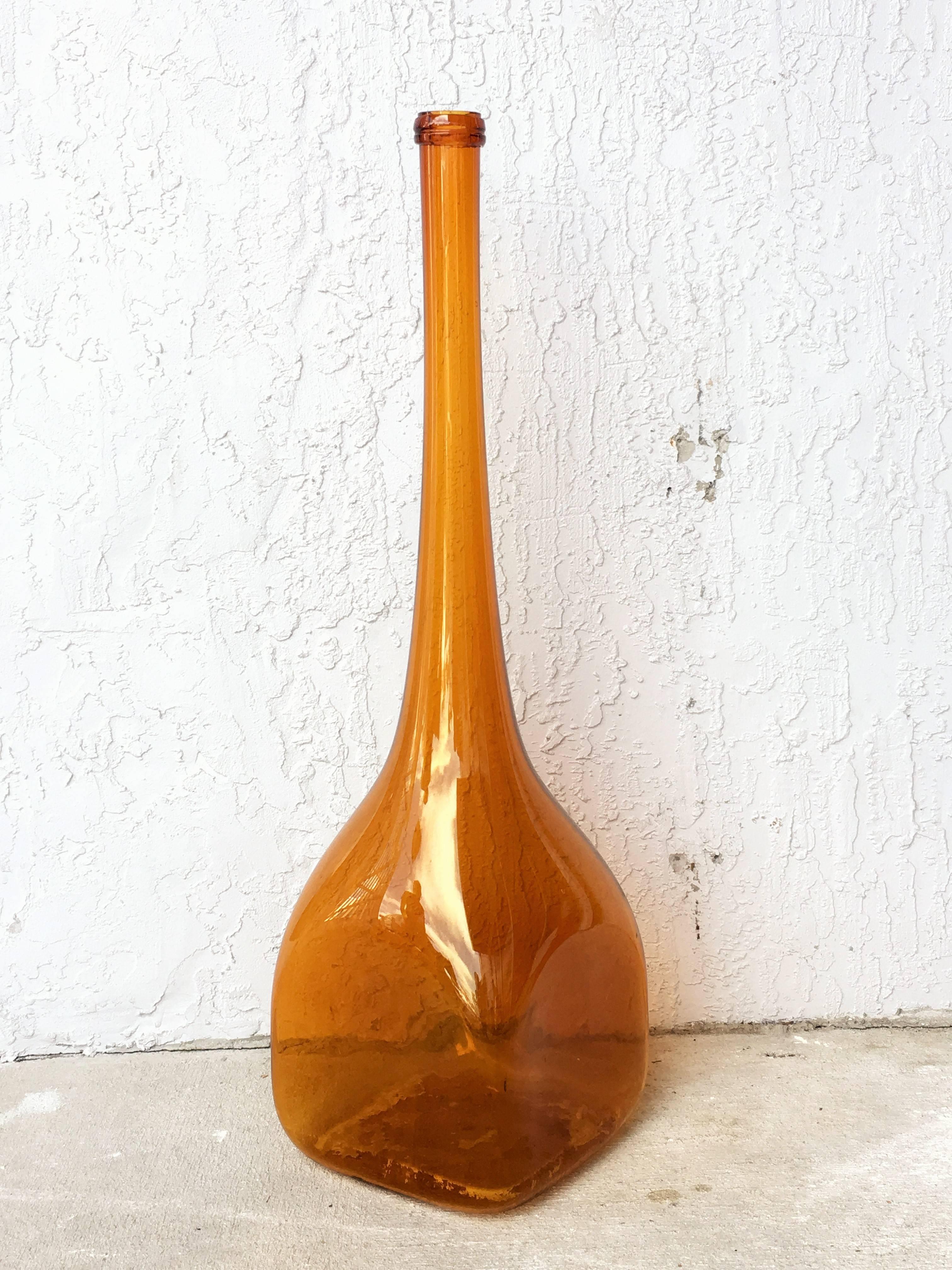 Art déco Vase Art Déco Ewer Gold Brown Haeger en vente