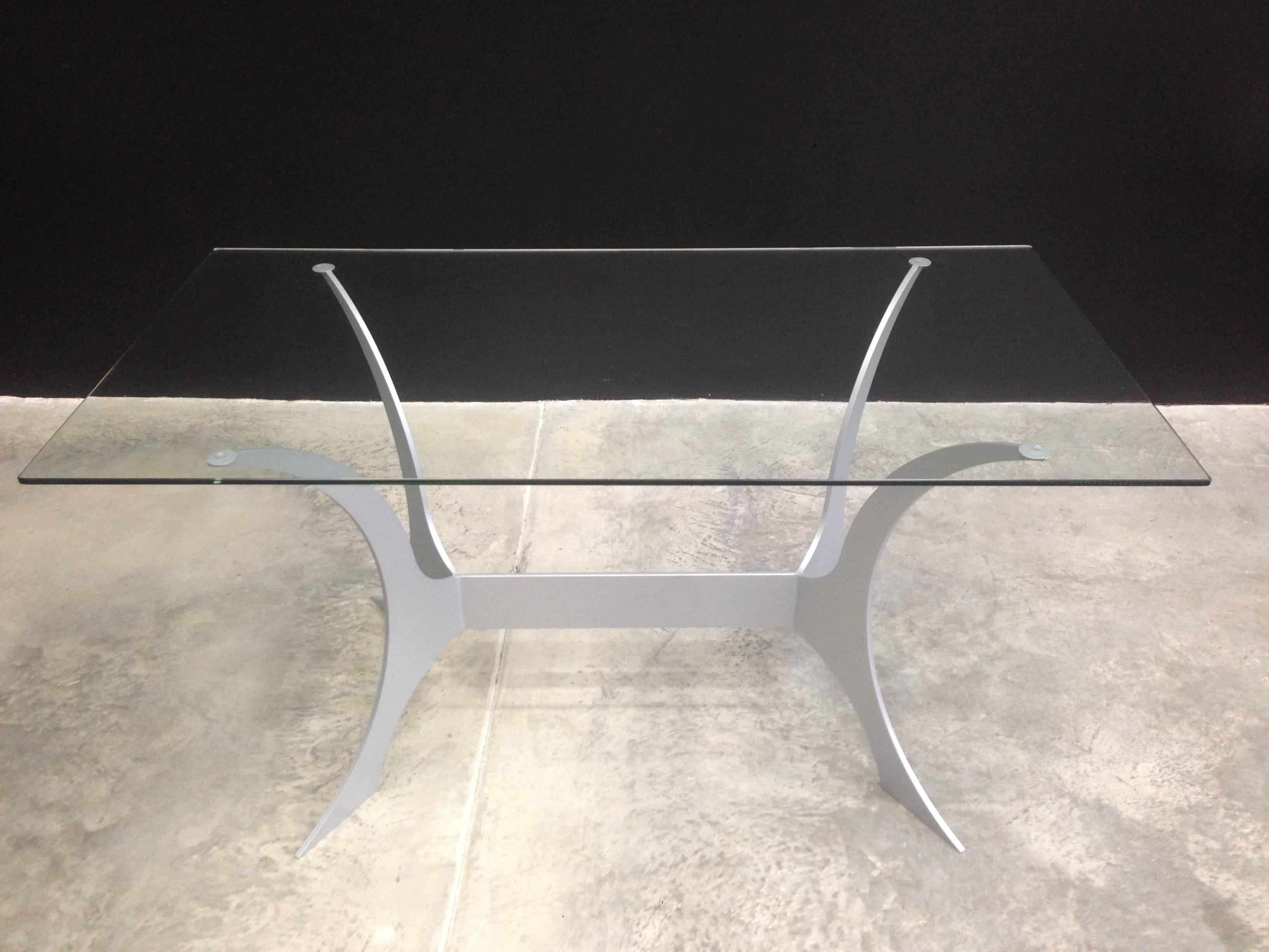 glass patio table