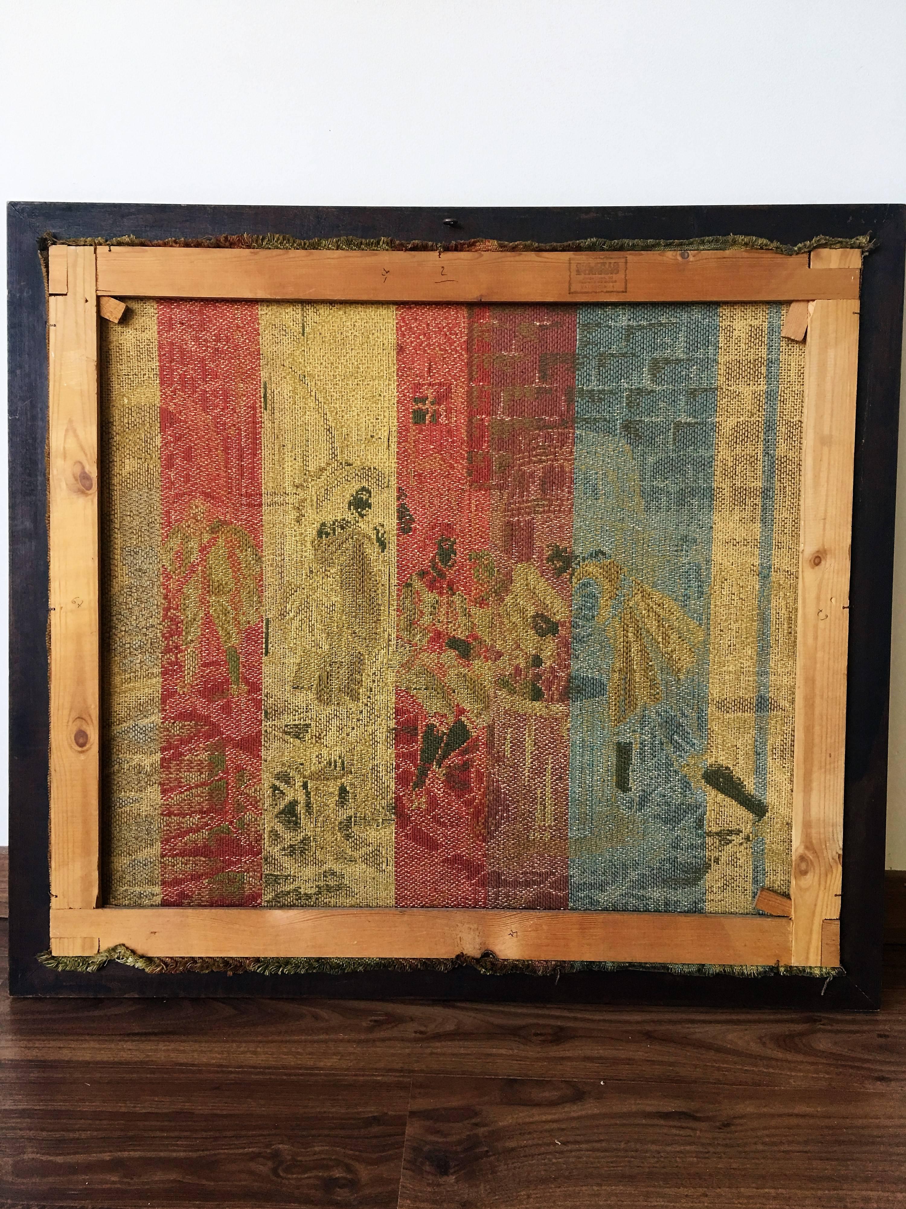 Hand-Crafted 19th Century Tapestry For Sale