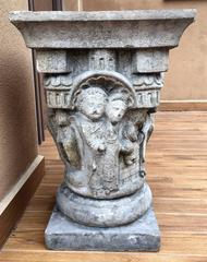 Classical Roman Style Terracotta Urn Depicting a Lovers