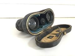 Binoculars Opera Glasses with Leather Case