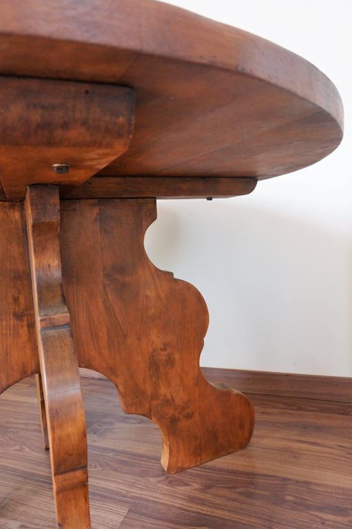 20th Century Rustic Round Coffee Table or Side Table For