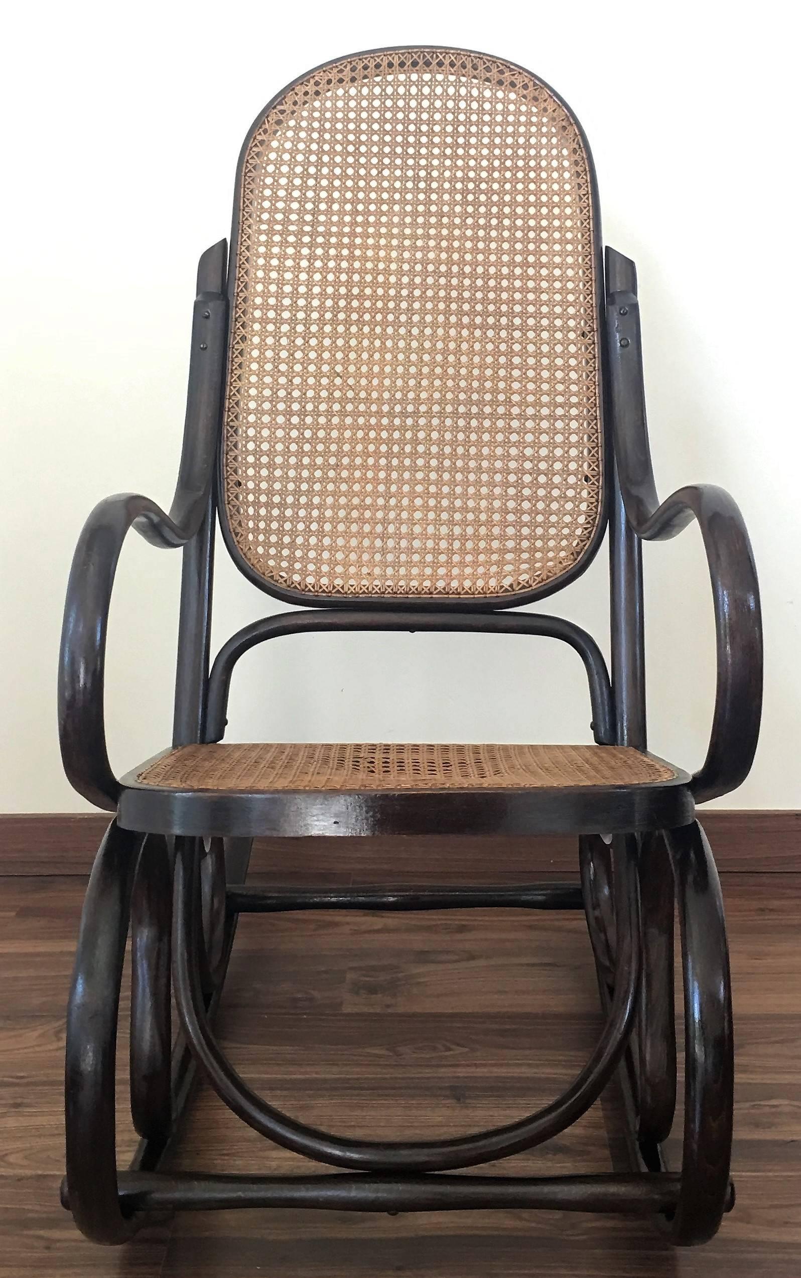 cane seat rocking chair