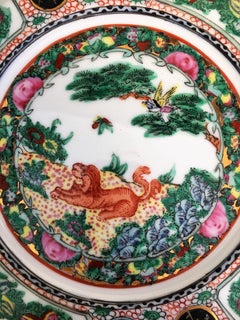 20th Century Polychrome Charger Plate