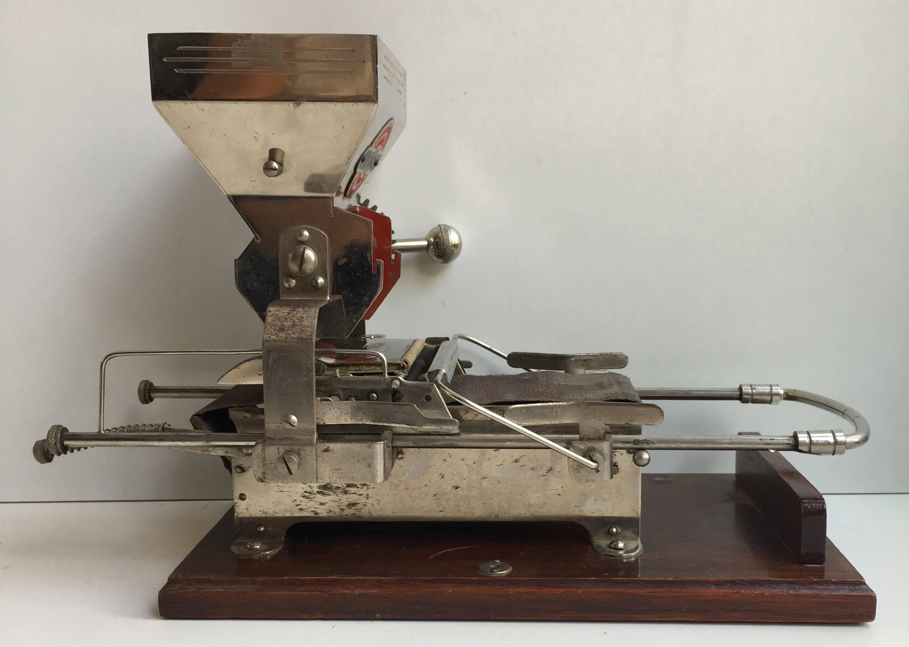 vintage cigarette rolling machine