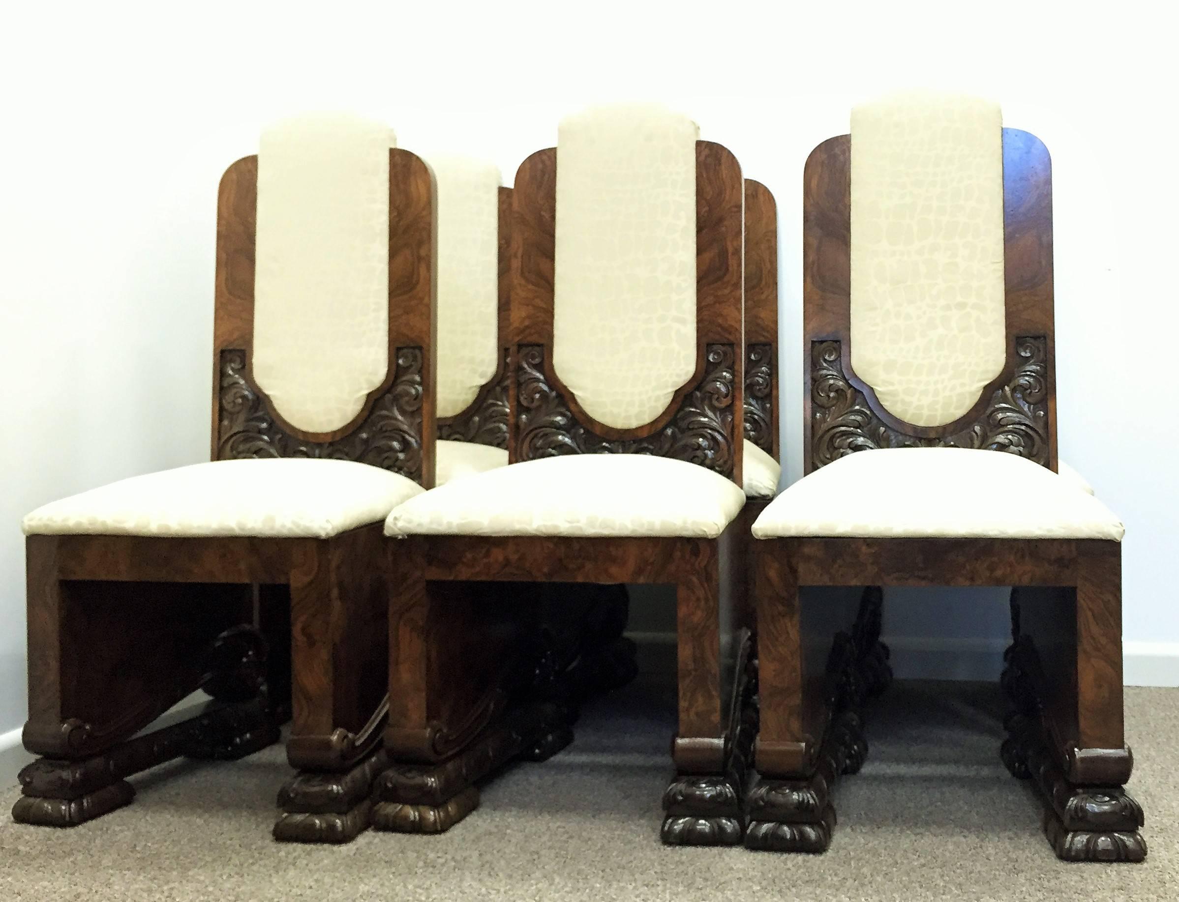Pair of Art Deco Chairs  In Excellent Condition In Miami, FL