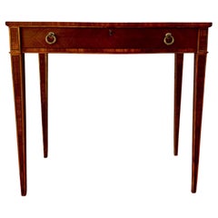 French Walnut Veneer Table, 1940s