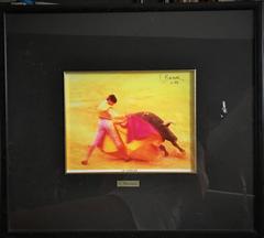 Barenca, 1994, Spain., Set of Four Lithography about Bull Fight