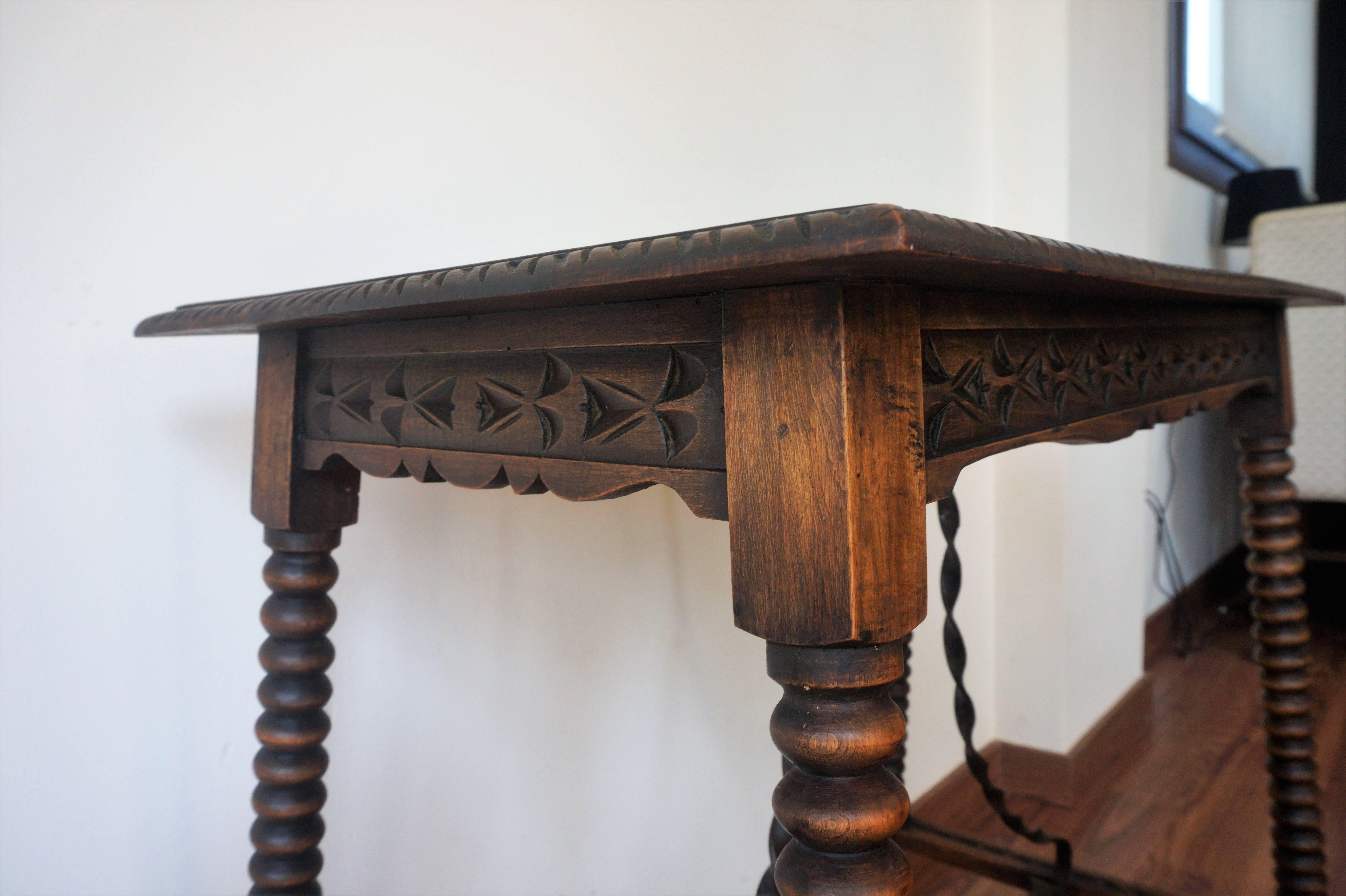 19th Century Spanish Side Table, End Table 2
