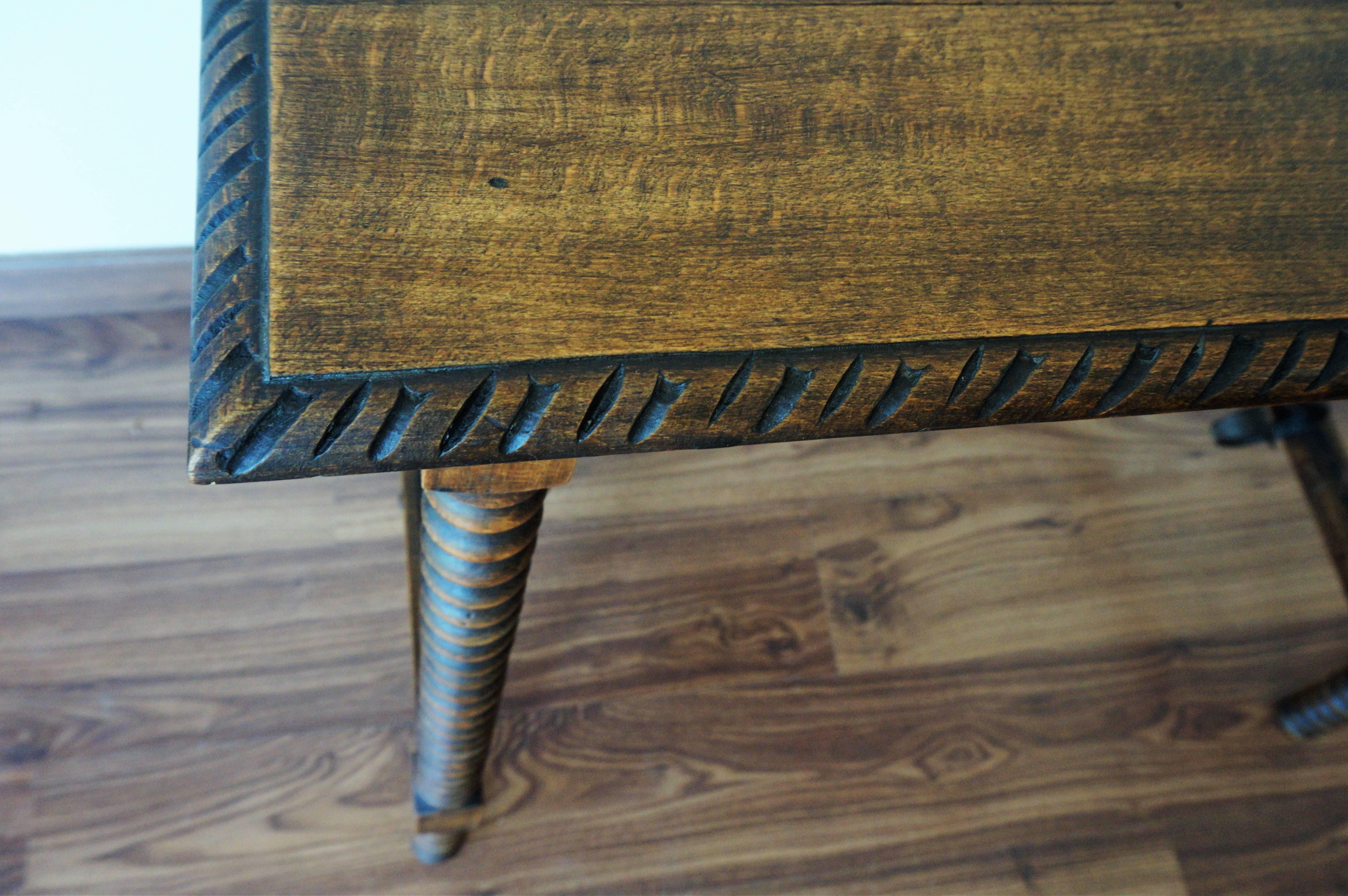 19th Century Spanish Side Table, End Table 1