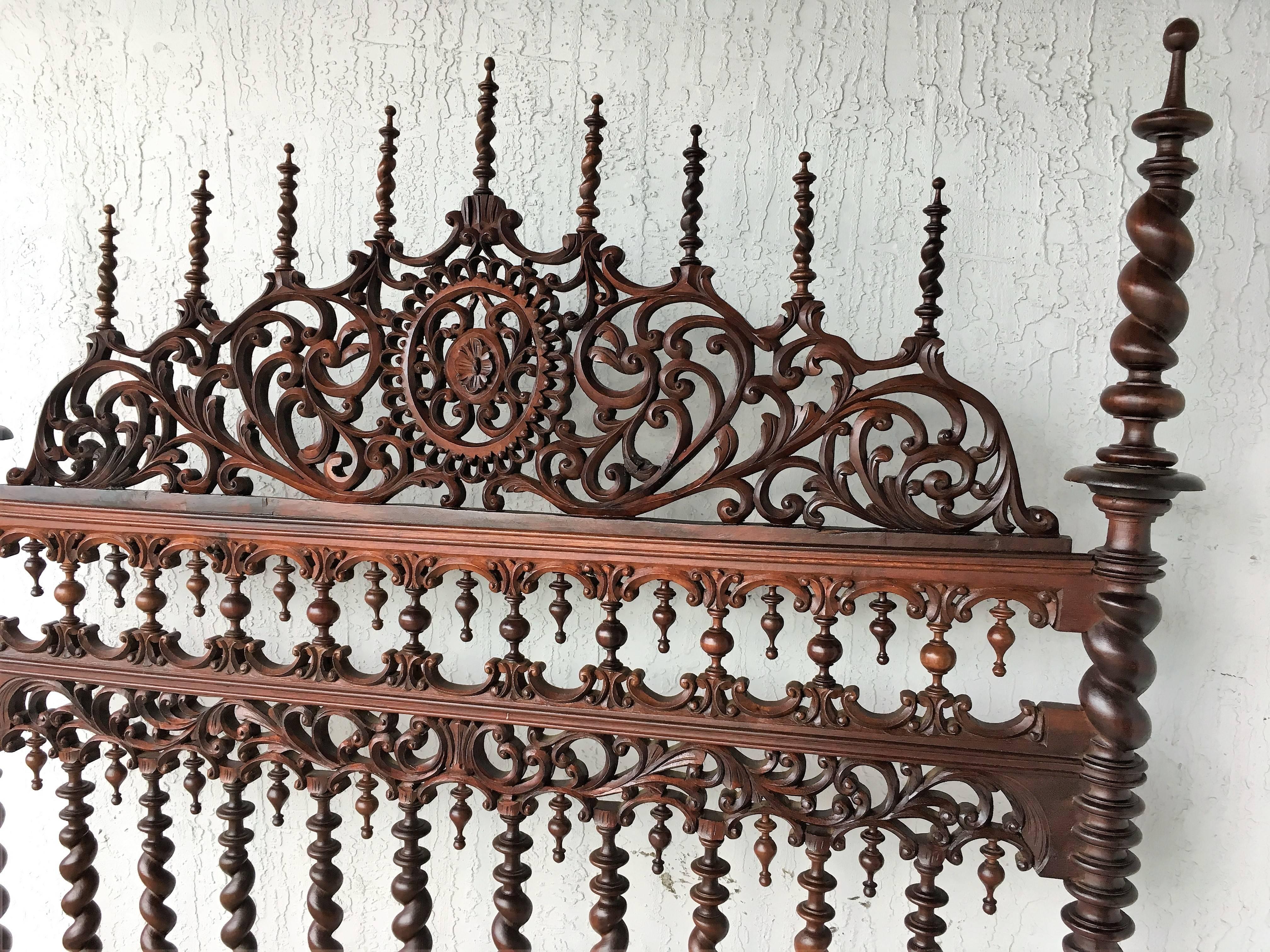 18th Century Baroque Full Bed, Original Lisbon Bed 2