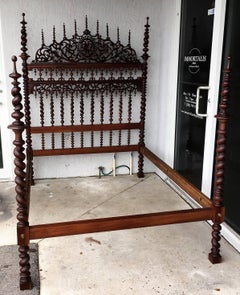 18th Century Baroque Full Bed, Original Lisbon Bed