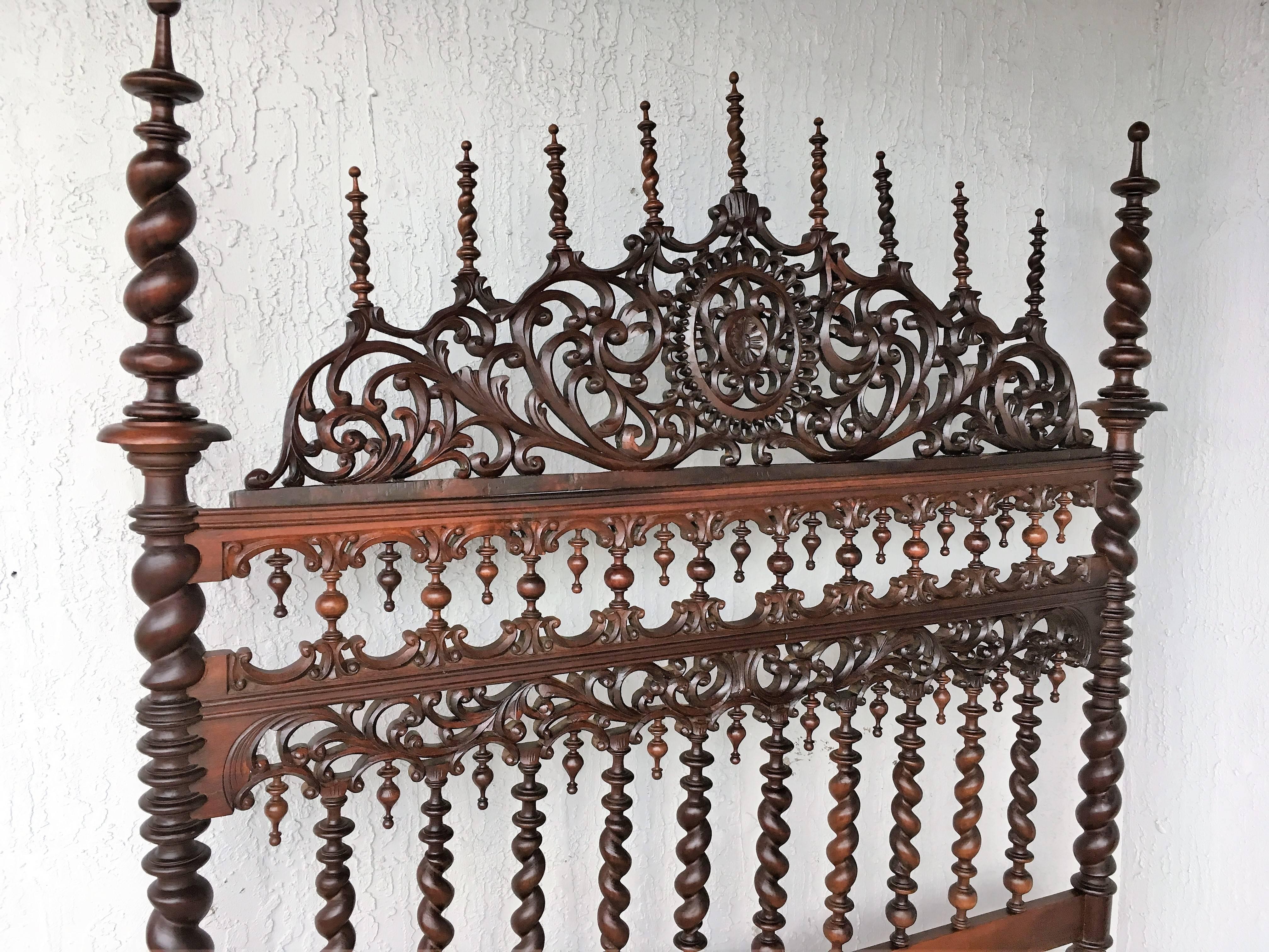 18th Century Baroque Full Bed, Original Lisbon Bed 3