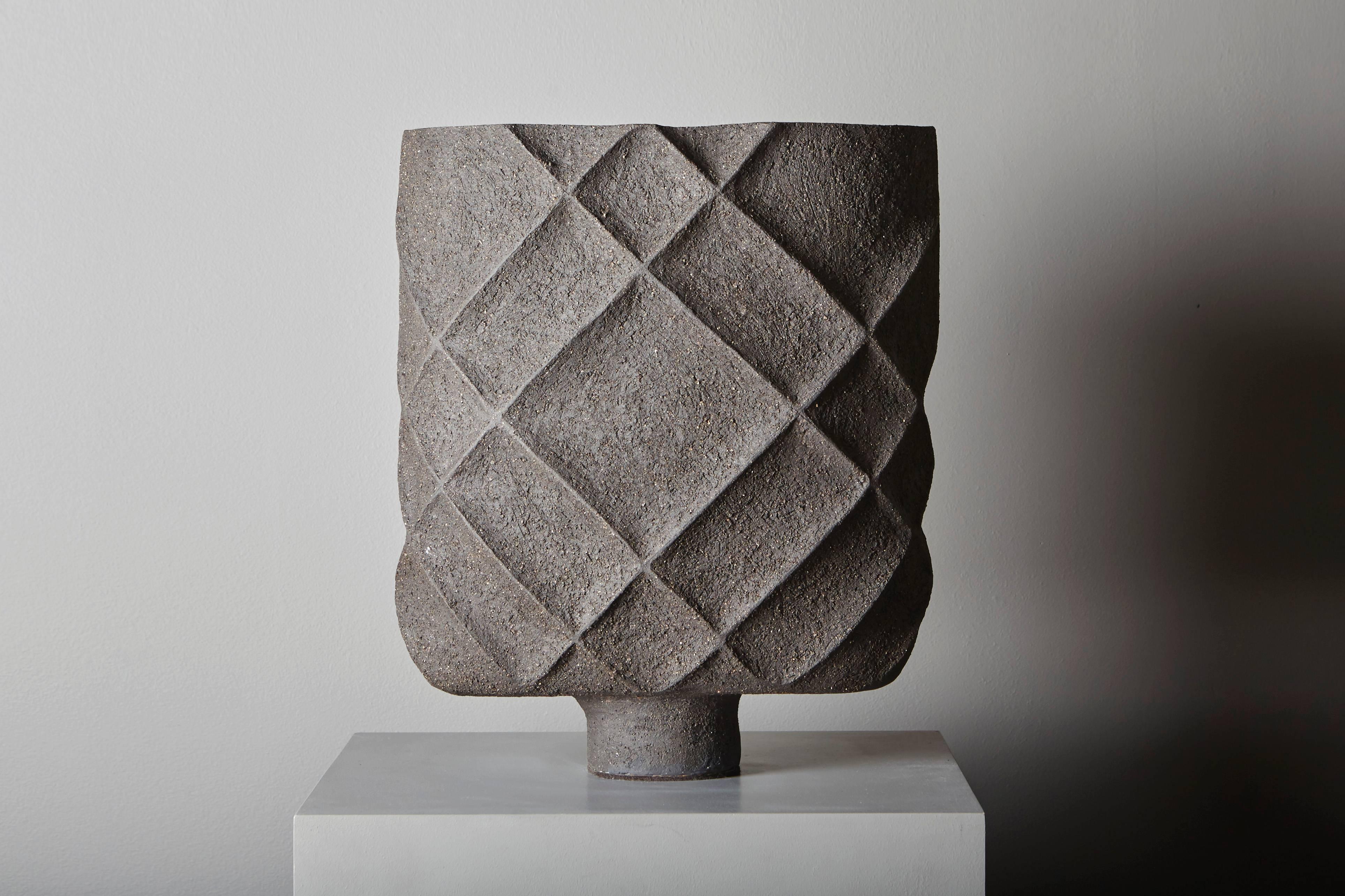 Contemporary Sandstone Table Lamp by Isabelle Sicart, 2015 For Sale