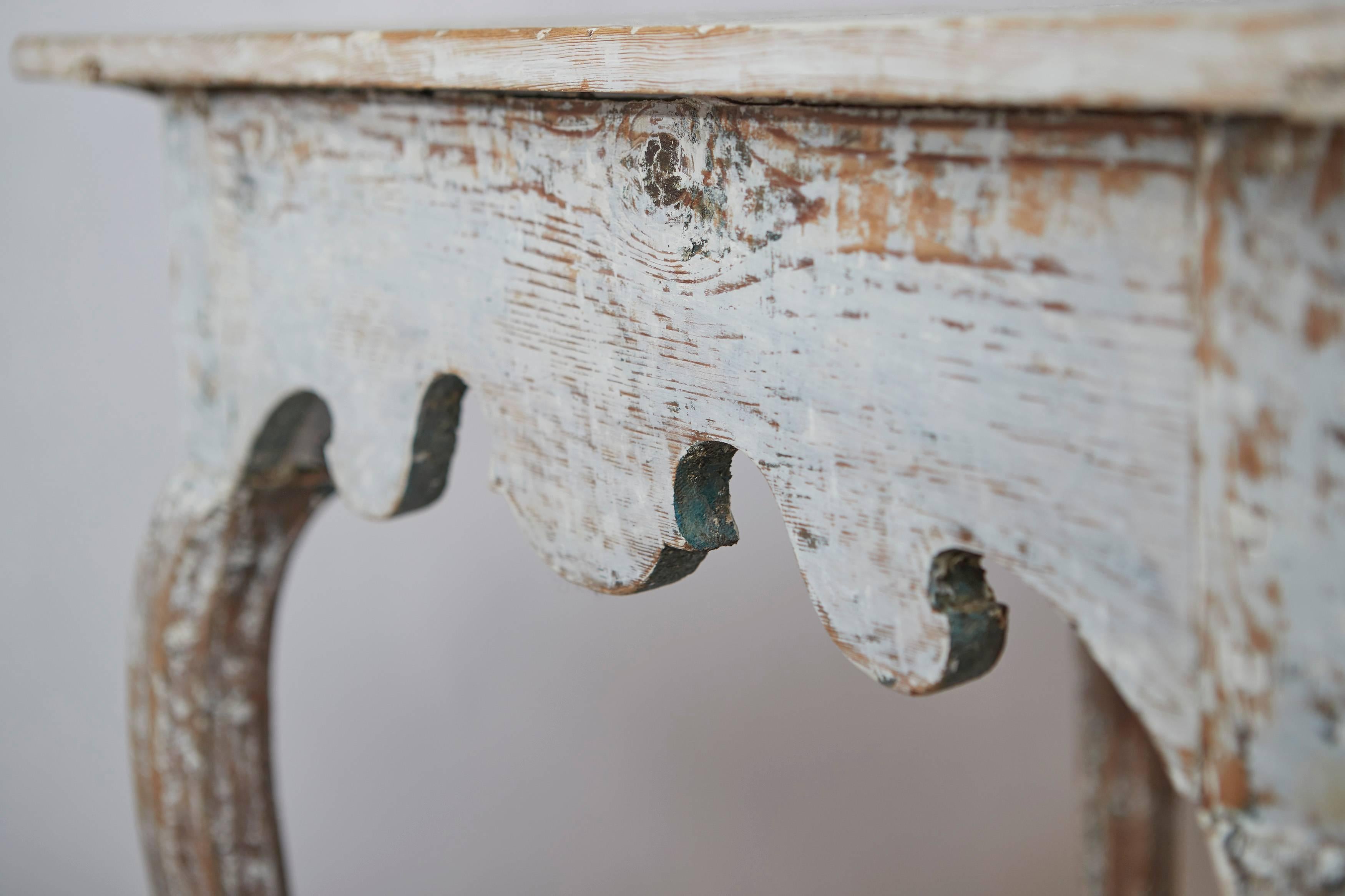 Painted Swedish Table, 18th Century For Sale