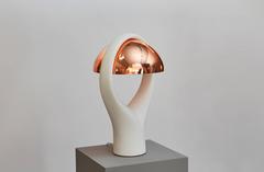 Staff and Copper Table Lamp, Emmanuel Levet Stenne, 2016
