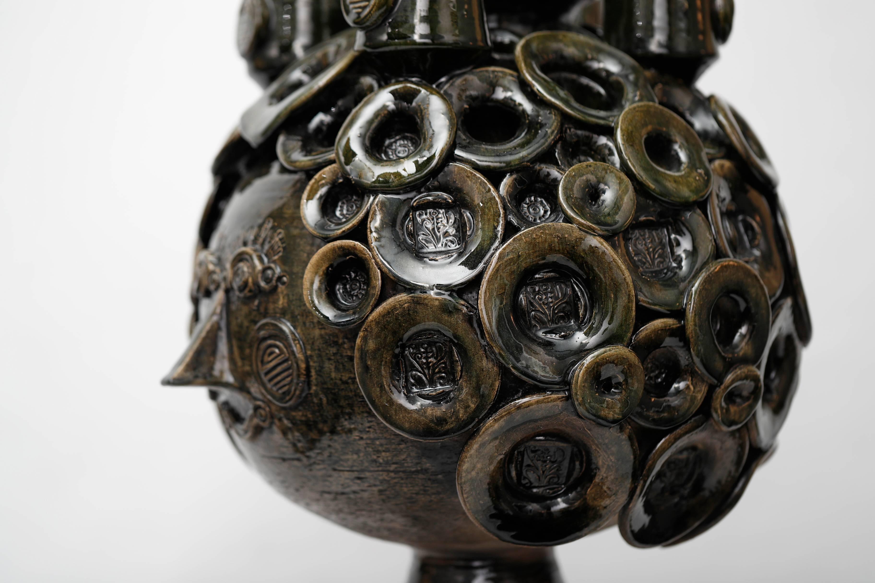 Ceramic Vase by Bjorn Wiinblad, 1970s 2