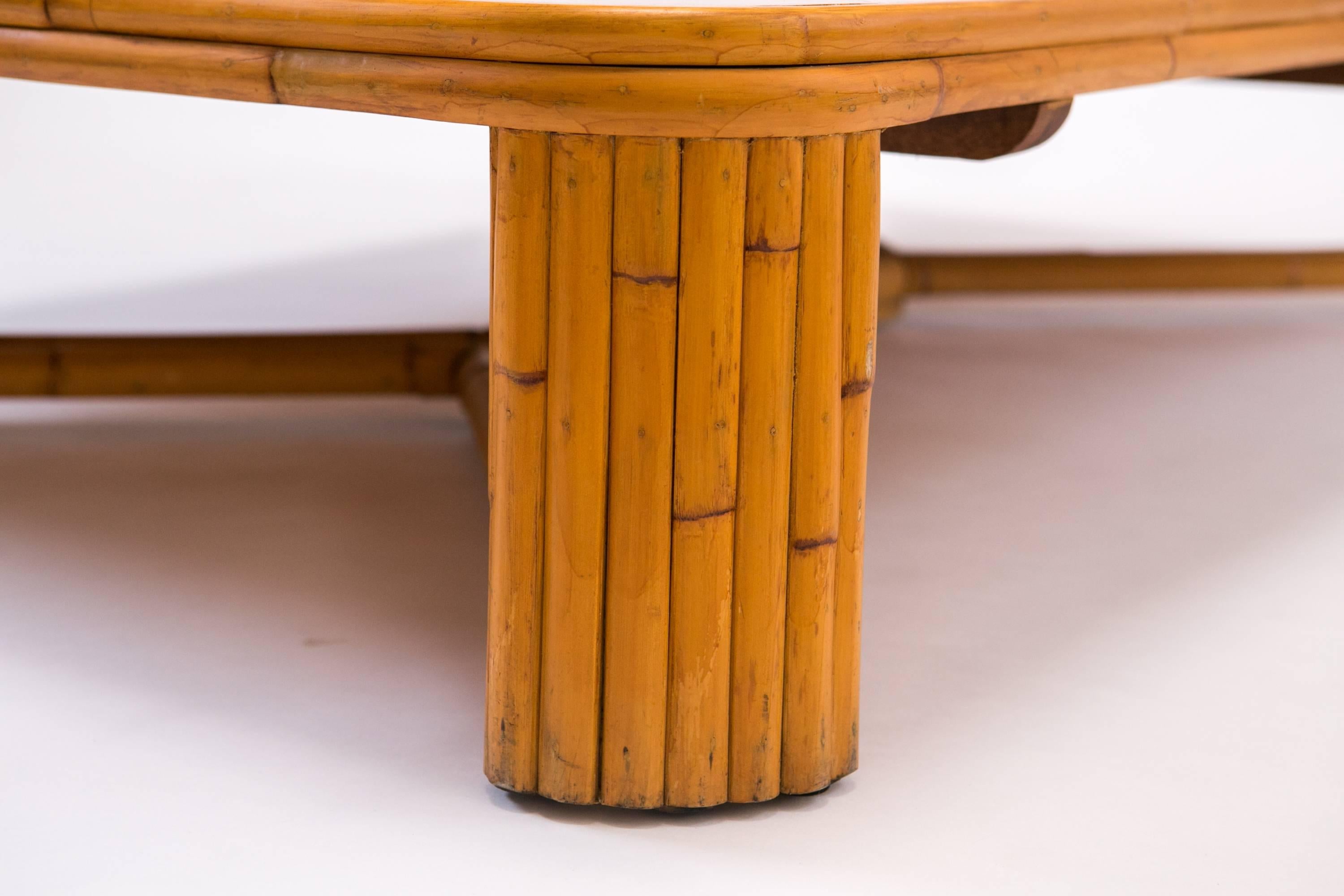 Mid-20th Century Bamboo Coffee Table, Svenskt Tenn, 1960s For Sale