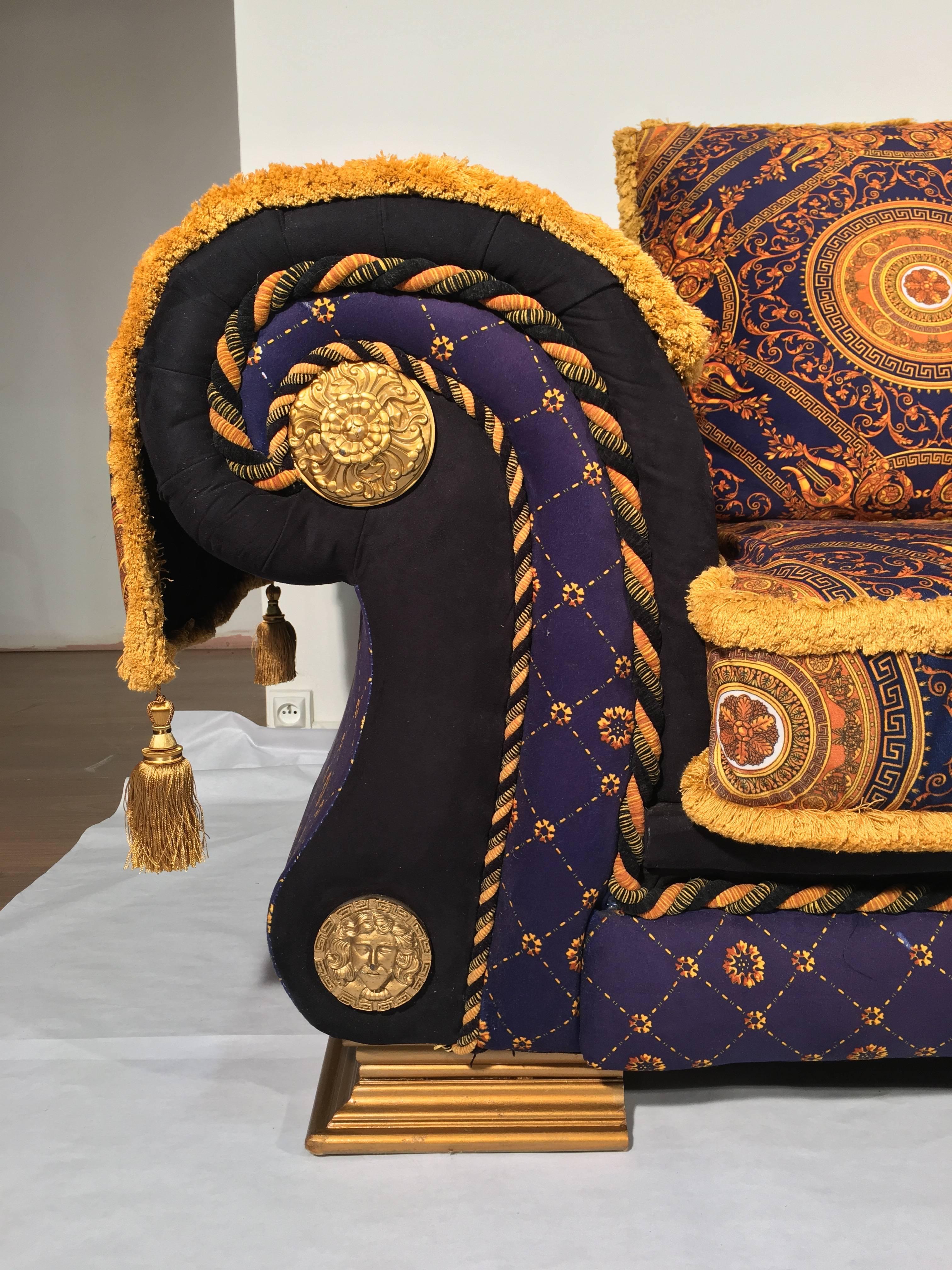 versace style sofa