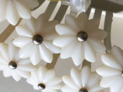 Wall Backlit Mirror with Glass Flowers by Emil Stejnar, Vienna, 1950s