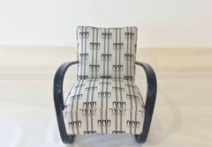 Armchairs H269, Jindrich Halabala for Up Zavody Brno, 1930, Czecoslovaquia, Set