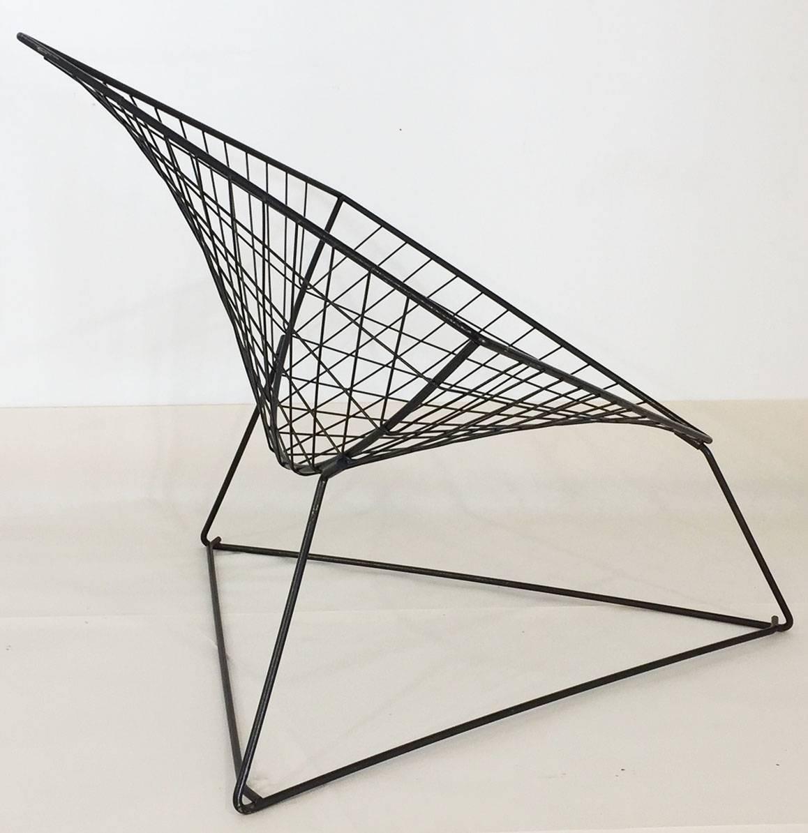 Modern Oti Wire Mesh Lounge Chair, Design Jørgen Gammelgaard, 1986 For Sale